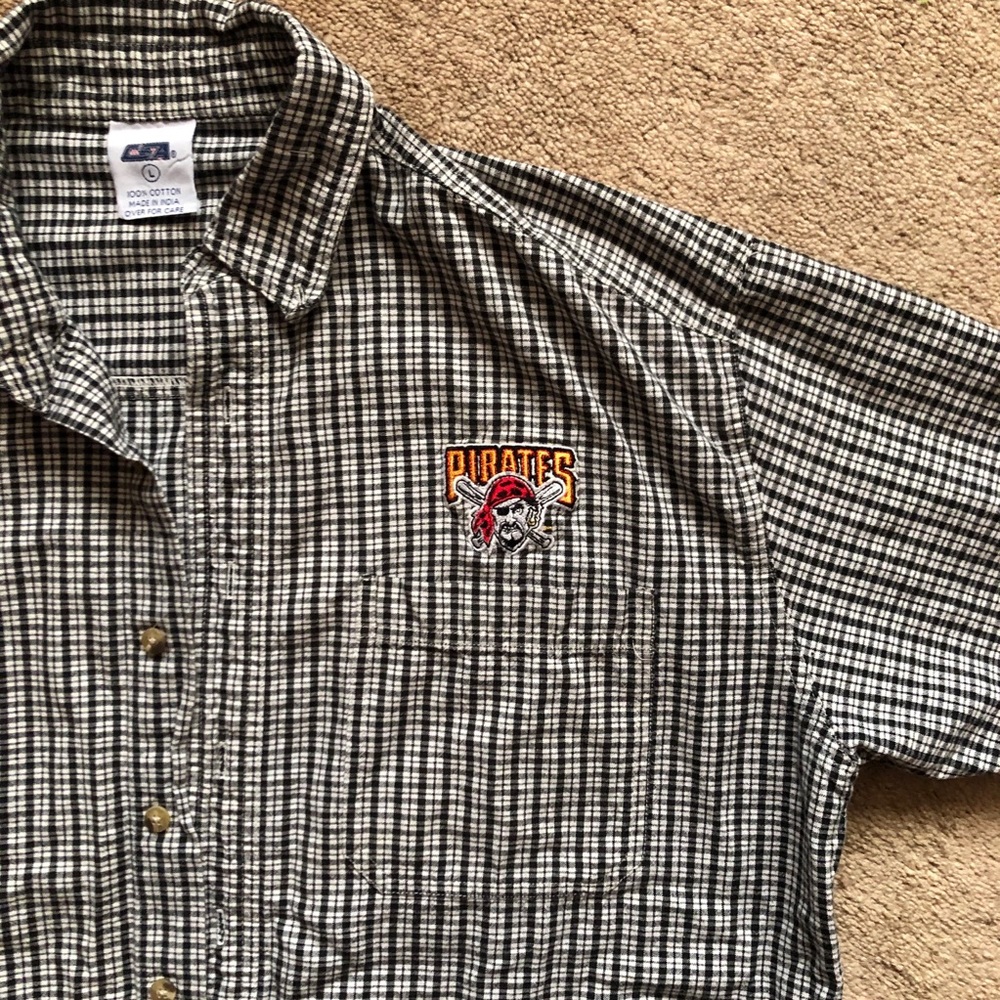 Pittsburgh pirates 90s button up